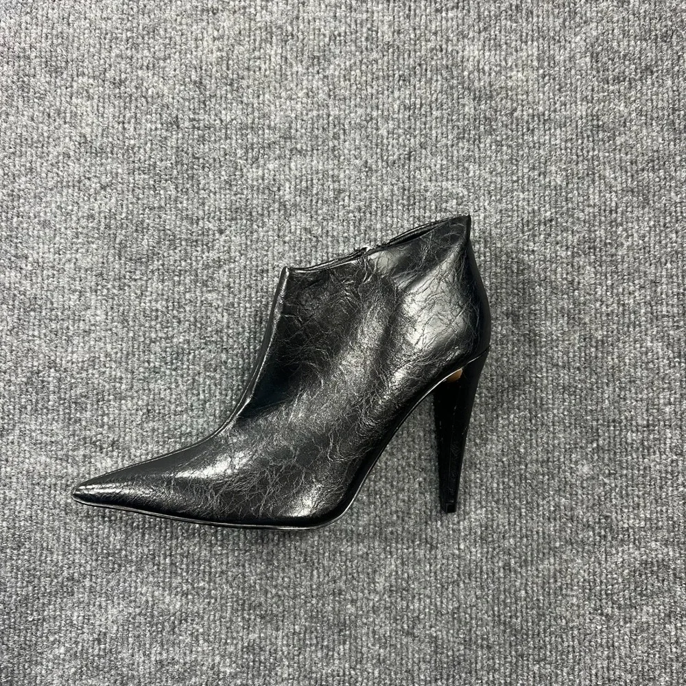 Topshop Harlow Women's Black Pointed Toe Ankle Boots EU 35 / US 4.5 Heel Booties
